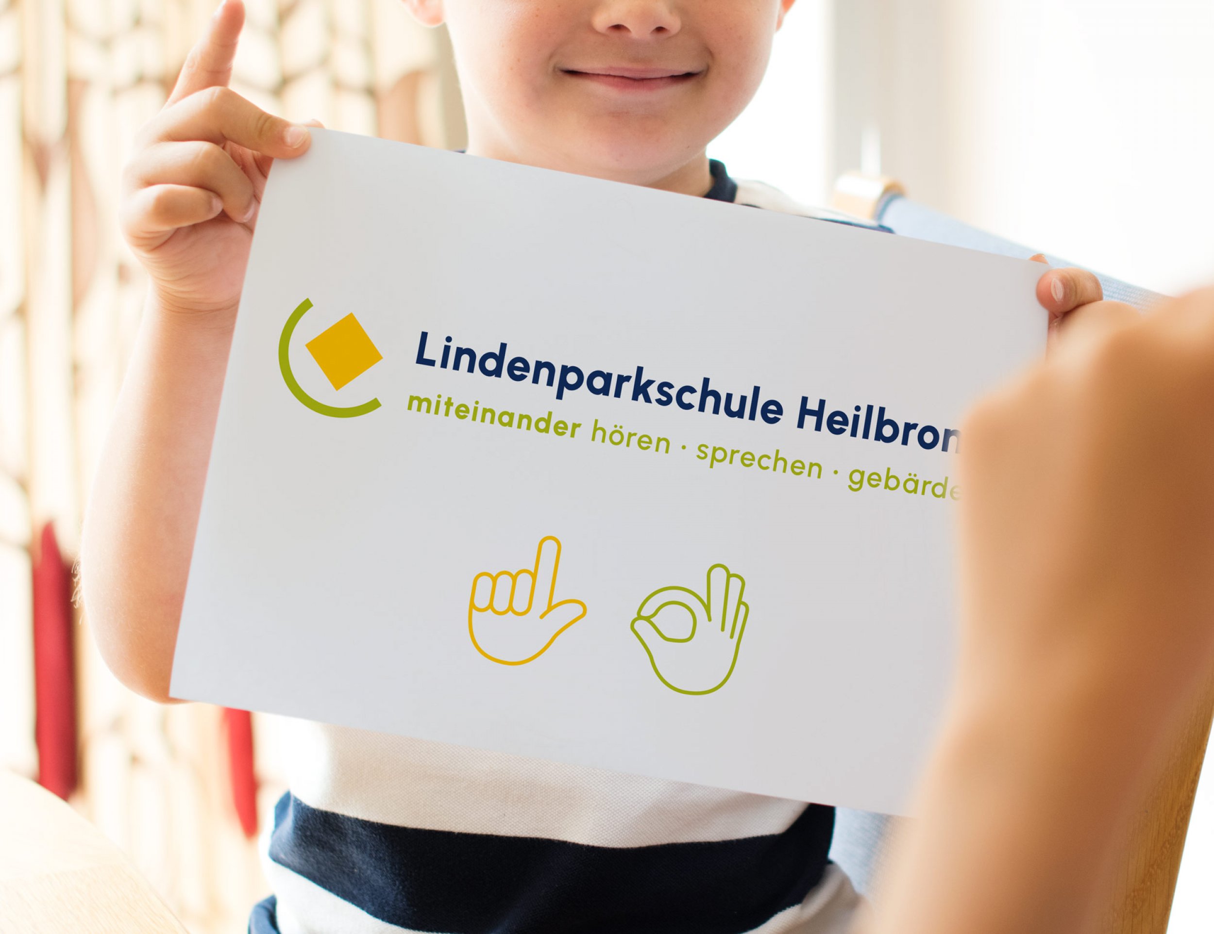 Lindenparkschule, Logo, Junge